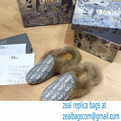 Dior Shearling Fur Slippers 07 2020