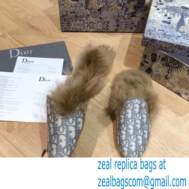 Dior Shearling Fur Slippers 07 2020