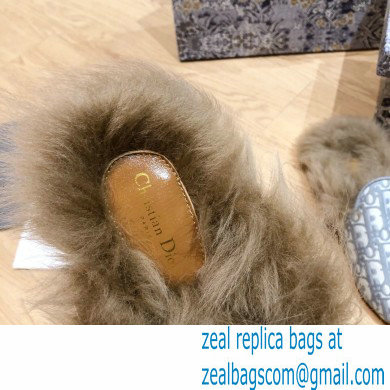 Dior Shearling Fur Slippers 07 2020