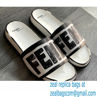 Fendi Roma Joshua Vides Fussbett Sandals Leather White 2020