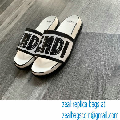 Fendi Roma Joshua Vides Fussbett Sandals Leather White 2020 - Click Image to Close