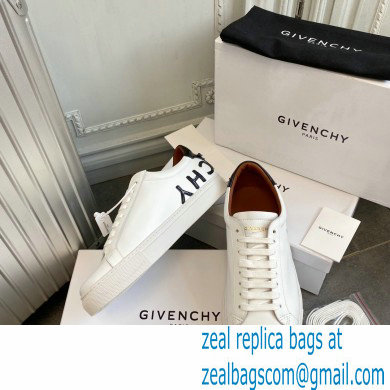 Givenchy URBAN STREET sneakers white/black patent - Click Image to Close