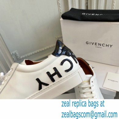 Givenchy URBAN STREET sneakers white/black patent - Click Image to Close