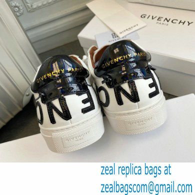 Givenchy URBAN STREET sneakers white/black patent