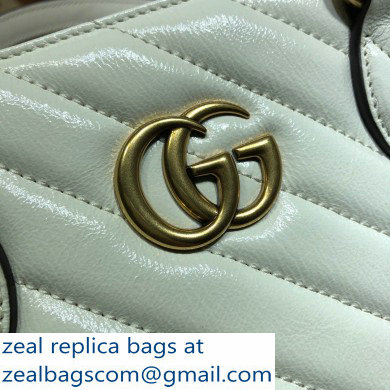 Gucci GG Marmont Medium Tote Bag 627332 White 2020 - Click Image to Close