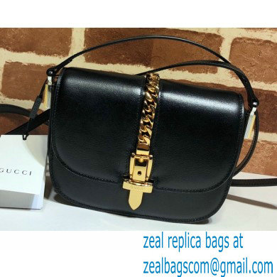 Gucci Sylvie 1969 Mini Shoulder Bag 615965 Black 2020