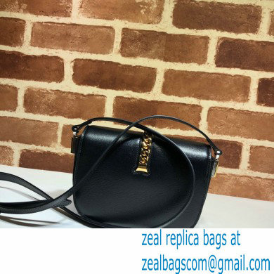 Gucci Sylvie 1969 Mini Shoulder Bag 615965 Black 2020