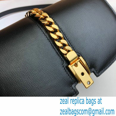 Gucci Sylvie 1969 Mini Shoulder Bag 615965 Black 2020