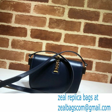 Gucci Sylvie 1969 Mini Shoulder Bag 615965 Blue 2020 - Click Image to Close