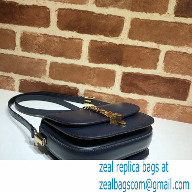 Gucci Sylvie 1969 Mini Shoulder Bag 615965 Blue 2020 - Click Image to Close