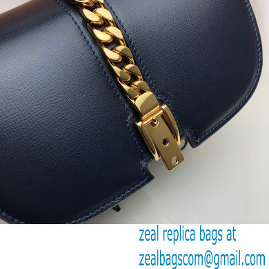 Gucci Sylvie 1969 Mini Shoulder Bag 615965 Blue 2020 - Click Image to Close