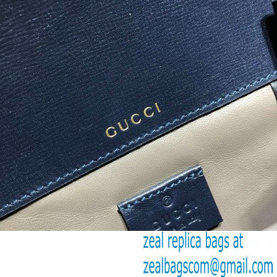 Gucci Sylvie 1969 Mini Shoulder Bag 615965 Blue 2020 - Click Image to Close