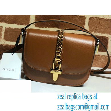 Gucci Sylvie 1969 Mini Shoulder Bag 615965 Brown 2020