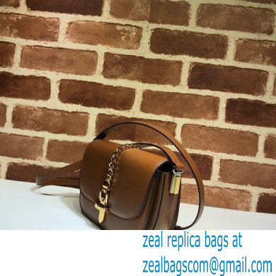 Gucci Sylvie 1969 Mini Shoulder Bag 615965 Brown 2020