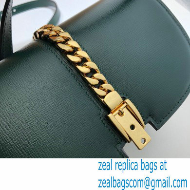 Gucci Sylvie 1969 Mini Shoulder Bag 615965 Green 2020