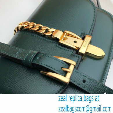 Gucci Sylvie 1969 Mini Shoulder Bag 615965 Green 2020