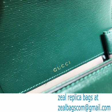 Gucci Sylvie 1969 Mini Shoulder Bag 615965 Green 2020