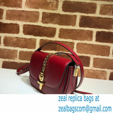 Gucci Sylvie 1969 Mini Shoulder Bag 615965 Red 2020