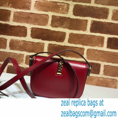 Gucci Sylvie 1969 Mini Shoulder Bag 615965 Red 2020