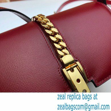 Gucci Sylvie 1969 Mini Shoulder Bag 615965 Red 2020