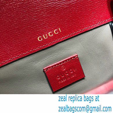 Gucci Sylvie 1969 Mini Shoulder Bag 615965 Red 2020