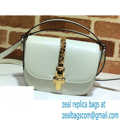 Gucci Sylvie 1969 Mini Shoulder Bag 615965 White 2020