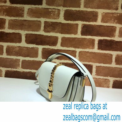 Gucci Sylvie 1969 Mini Shoulder Bag 615965 White 2020