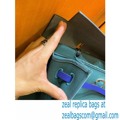 Hermes Herbag Zip 39 Bag in Original Qualityroyal blue/army green - Click Image to Close