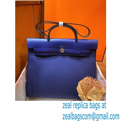 Hermes Herbag Zip 39 Bag in Original Qualityroyal blue - Click Image to Close