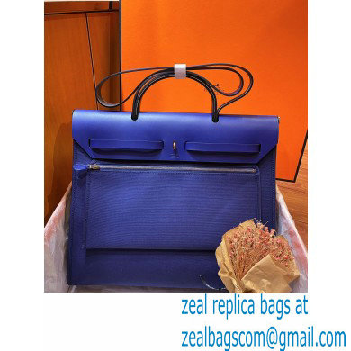 Hermes Herbag Zip 39 Bag in Original Qualityroyal blue - Click Image to Close