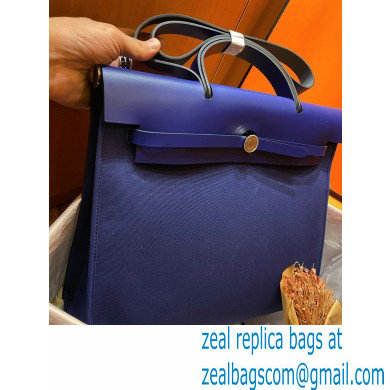 Hermes Herbag Zip 39 Bag in Original Qualityroyal blue - Click Image to Close