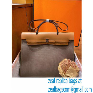 Hermes Herbag Zip 39 Bag in Original Quality Coffee - Click Image to Close