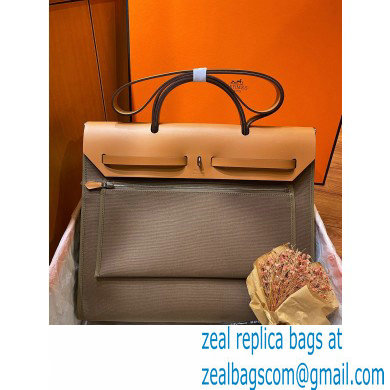 Hermes Herbag Zip 39 Bag in Original Quality Coffee