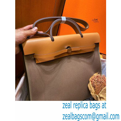 Hermes Herbag Zip 39 Bag in Original Quality Coffee - Click Image to Close