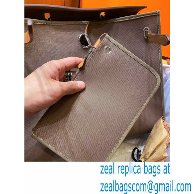 Hermes Herbag Zip 39 Bag in Original Quality Coffee - Click Image to Close