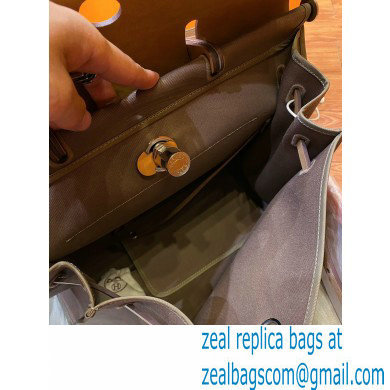 Hermes Herbag Zip 39 Bag in Original Quality Coffee - Click Image to Close