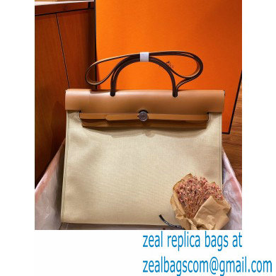 Hermes Herbag Zip 39 Bag in Original Quality Creamy - Click Image to Close