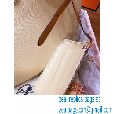 Hermes Herbag Zip 39 Bag in Original Quality Creamy - Click Image to Close