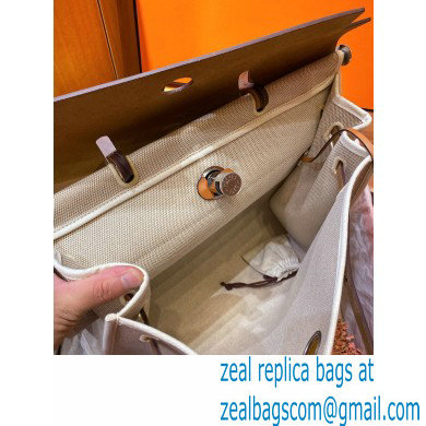 Hermes Herbag Zip 39 Bag in Original Quality beige - Click Image to Close