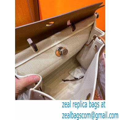 Hermes Herbag Zip 39 Bag in Original Quality beige