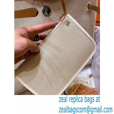 Hermes Herbag Zip 39 Bag in Original Quality beige