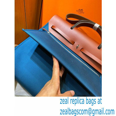 Hermes Herbag Zip 39 Bag in Original Quality denim blue