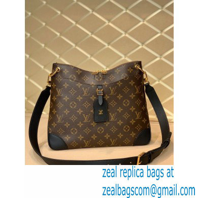 LOUIS VUITTON MONOGRAM CANVAS ODEON MM M45355 BLACK