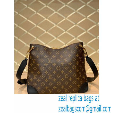 LOUIS VUITTON MONOGRAM CANVAS ODEON MM M45355 BLACK - Click Image to Close