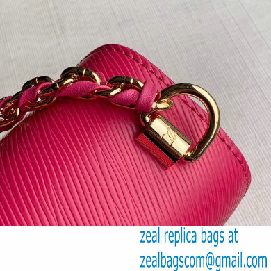 LOUIS VUITTON TWIST PM BAG IN EPI LEATHER M50282 ROSY - Click Image to Close