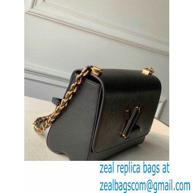 LOUIS VUITTON TWIST PM BAG IN EPI LEATHER M50282 black - Click Image to Close