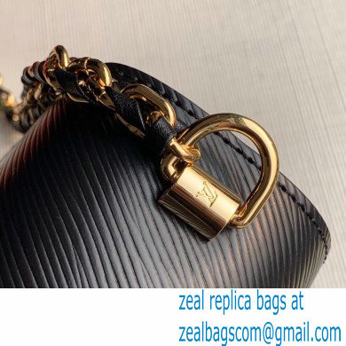 LOUIS VUITTON TWIST PM BAG IN EPI LEATHER M50282 black