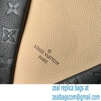 LOUIS VUITTON V TOTE BB MONOGRAM EMPREINTE M44845 BLACK/BEIGE - Click Image to Close