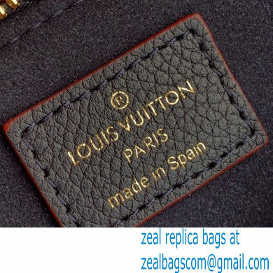 LOUIS VUITTON V TOTE BB MONOGRAM EMPREINTE M44845 BLACK