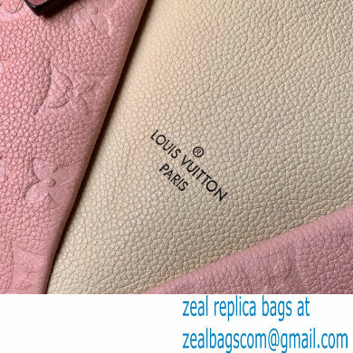 LOUIS VUITTON V TOTE BB MONOGRAM EMPREINTE M44845 PINK/BEIGE - Click Image to Close